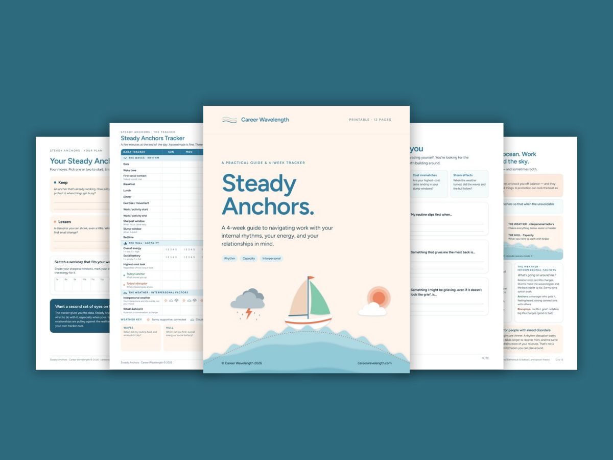 Steady Anchors: 4-Week Guide and Tracker